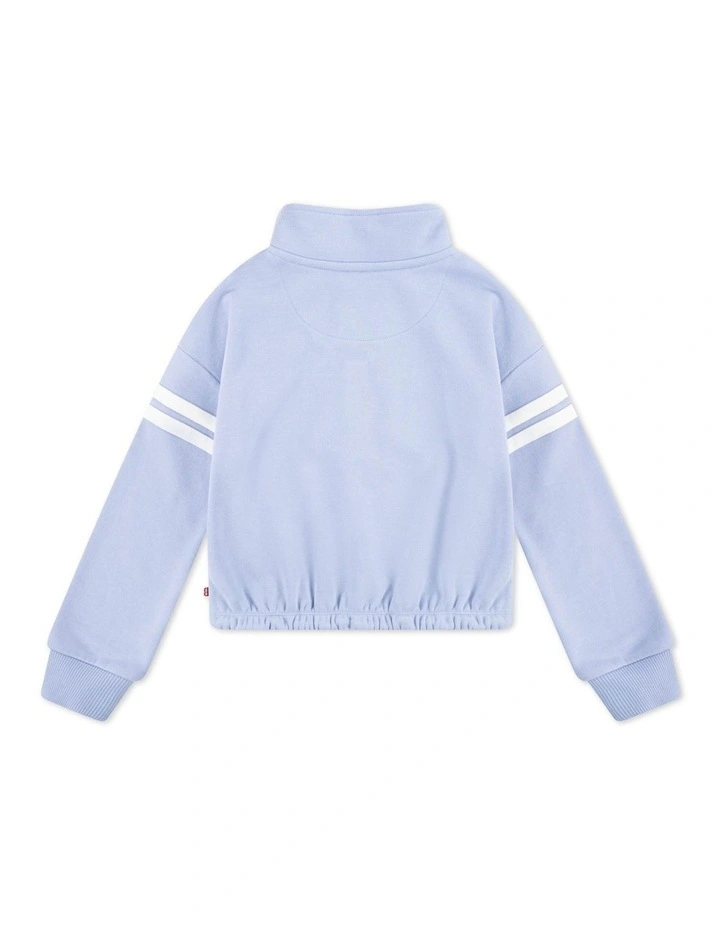 Quarter Zip Sweater in Brunnera Blue