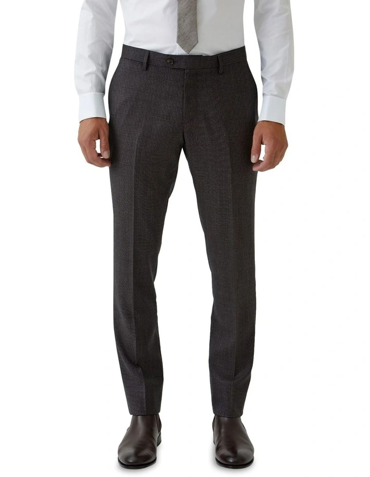 Auden Wool Suit Trousers in Brown