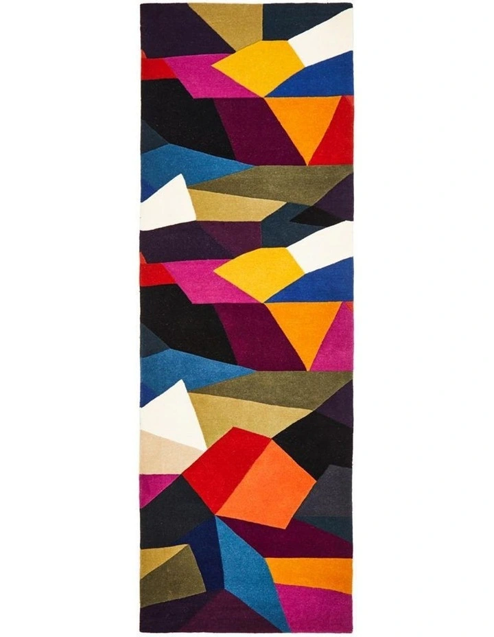 Matrix Pure Wool 906 Crayon Runner Rug