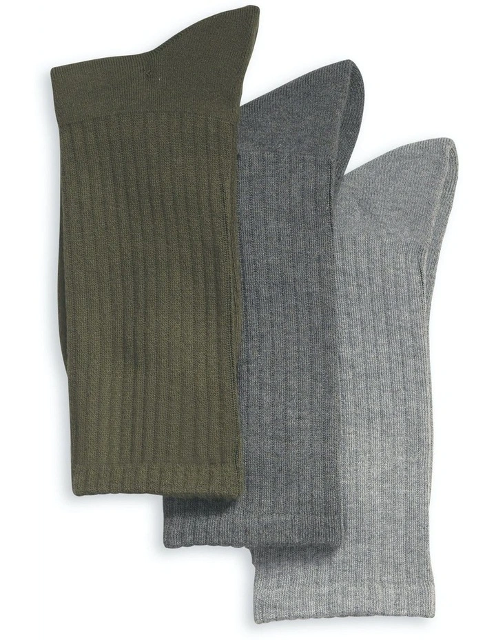 Casual Crew Socks 24 Pack in Two Tone