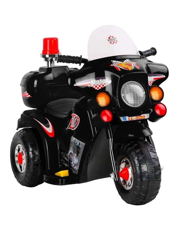 Kids Ride On Motorbike Black