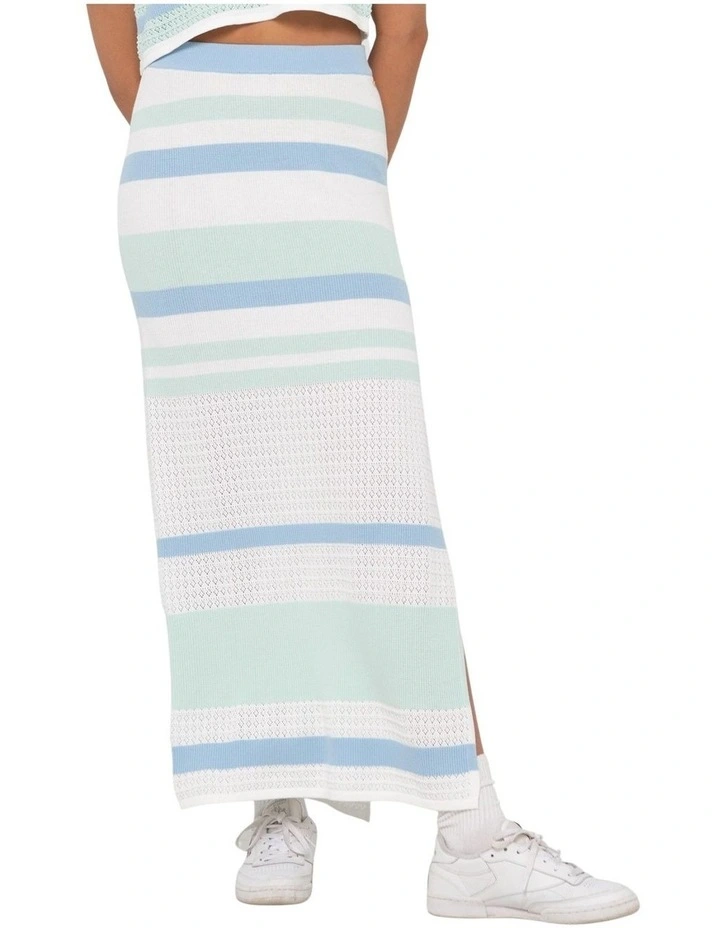 Sandbar Maxi Skirt in Blue