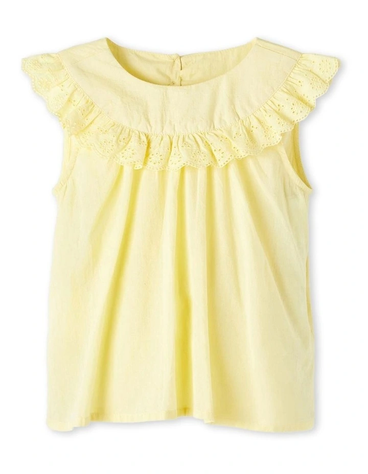 Fetulle Frill Top in Pineapple Slice