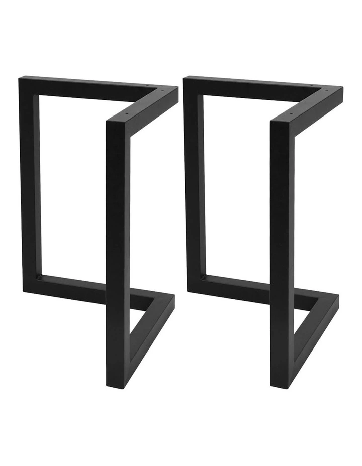 Table Legs Set of 2 in Black