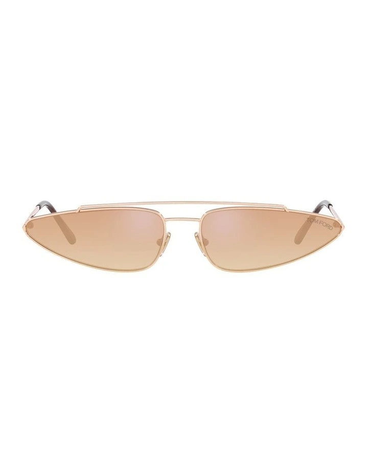 FT0979 Sunglasses in Gold Shiny