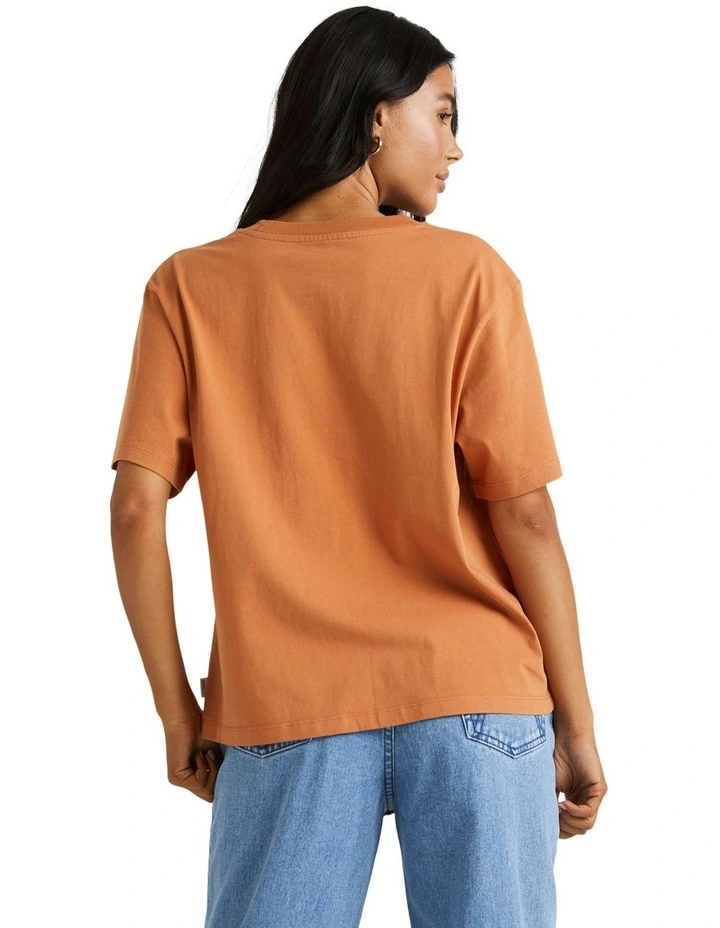 Palm Style Easy T-shirt in Brown