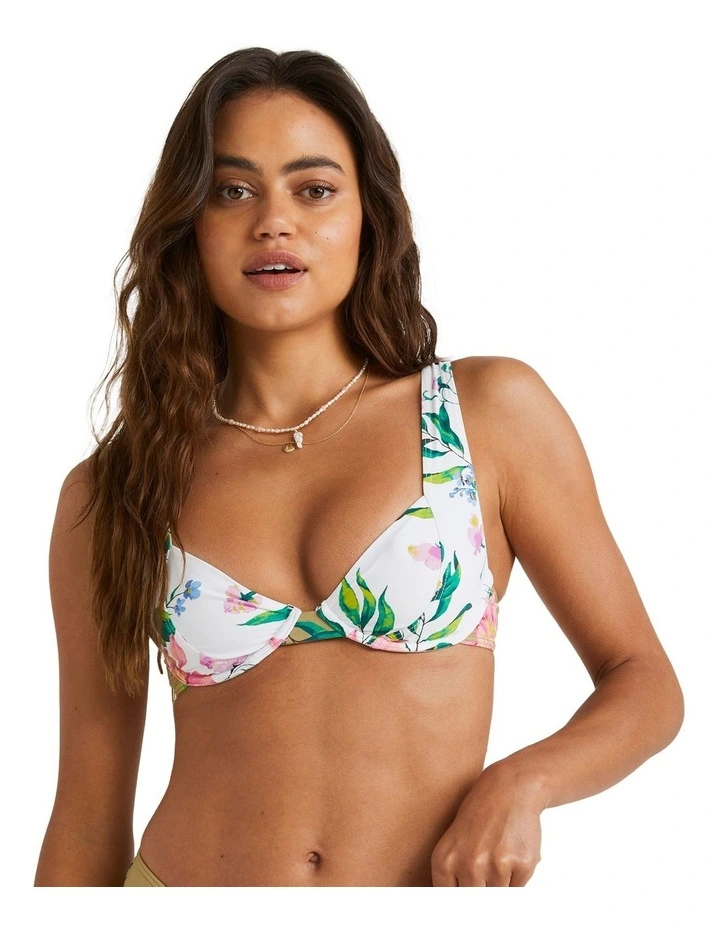 Laylow Chloe Bikini Top Bra in White