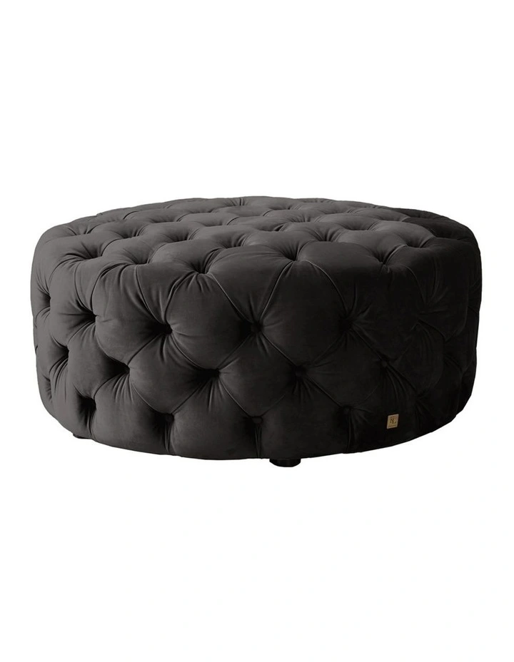 Kelly Ottoman in Grey