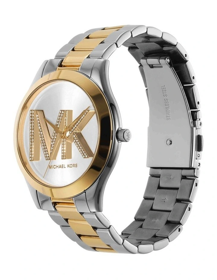 Slim Runway Stainless Steel Watch in Two Tone