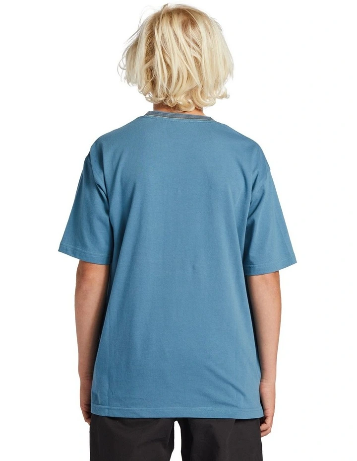 Radical Times Pocket T-shirt in Aegean Blue