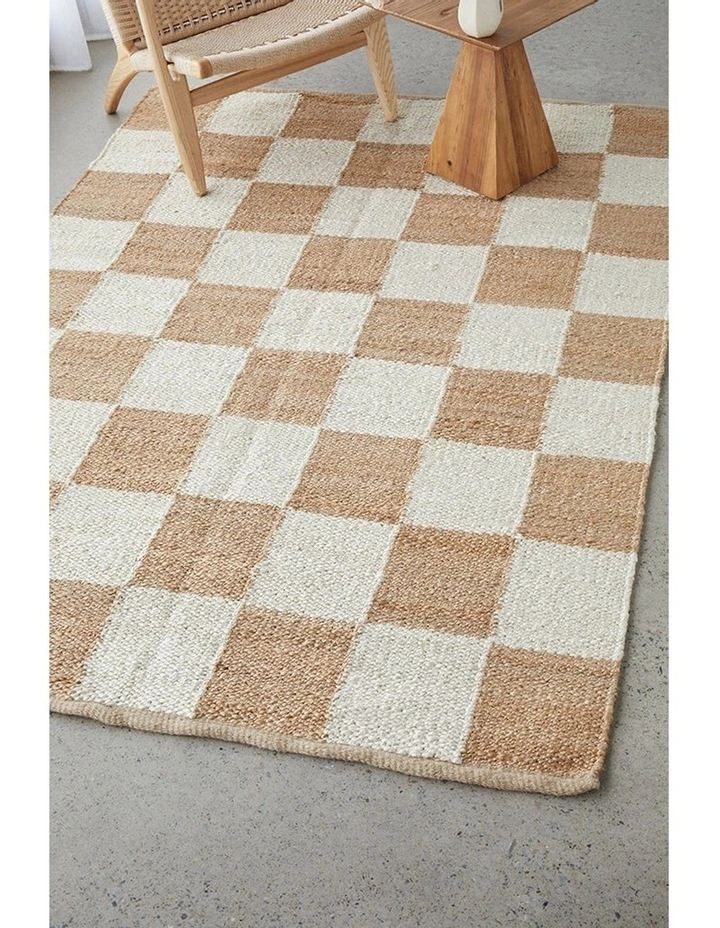 Sahara Rocco Rug in Ivory/Brown