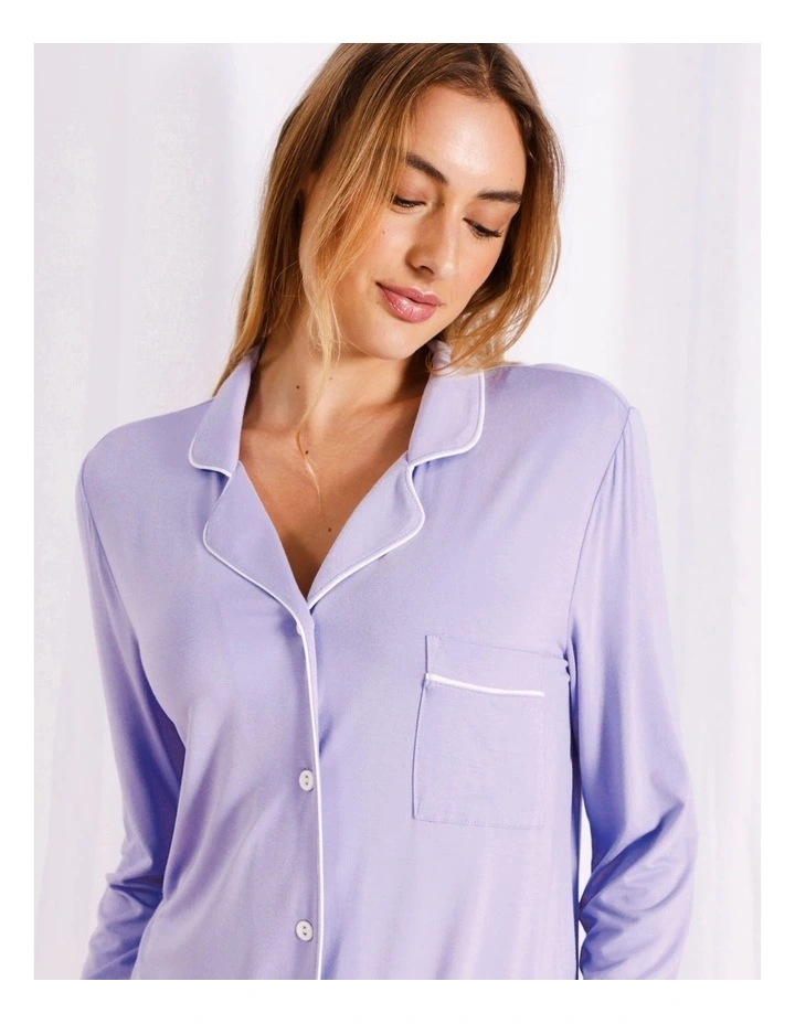 Pure Comfort Bamboo Nightshirt in Lilac