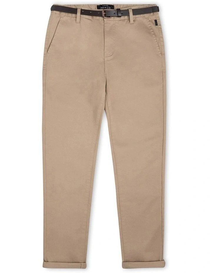Cuba Stretch Chino (8-14 Years) in Latte