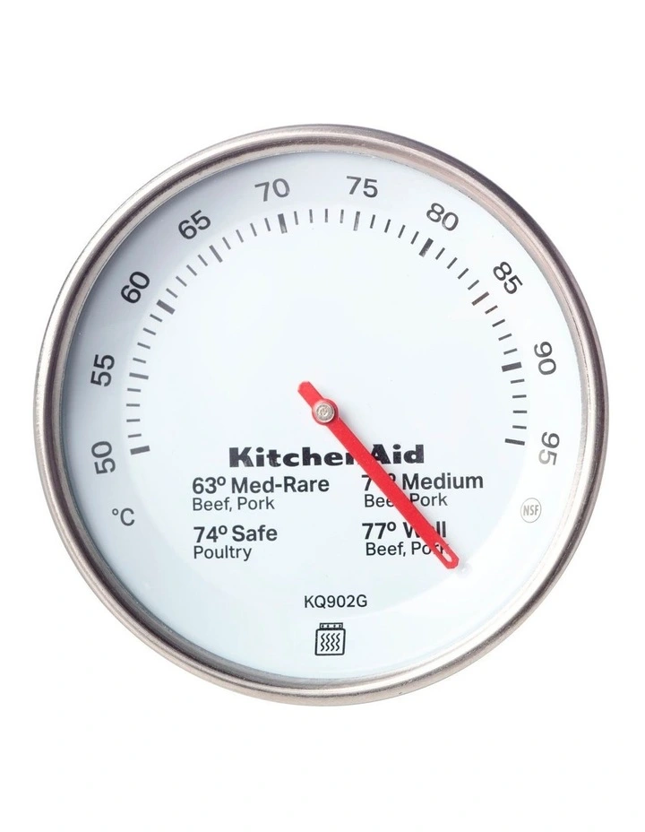 Leave In Meat Thermometer in Black