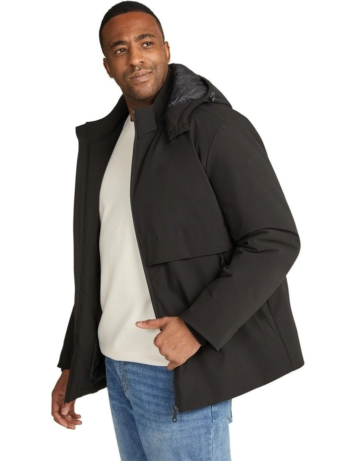 Mitchell Parka Jacket in Black