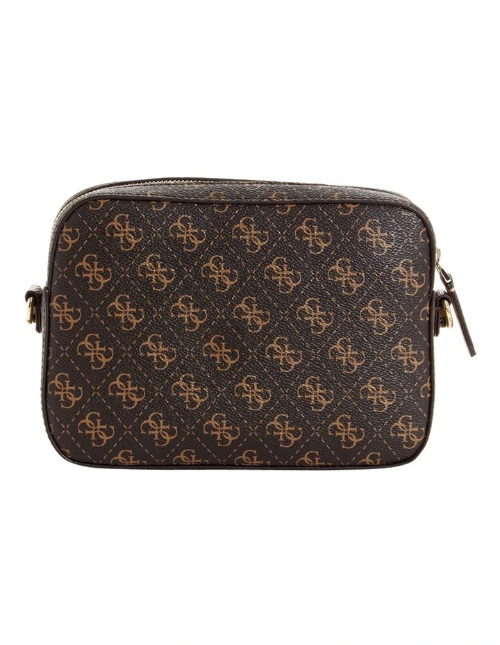 Kamryn Brown Zip Top Crossbody Bag SG669112BRO