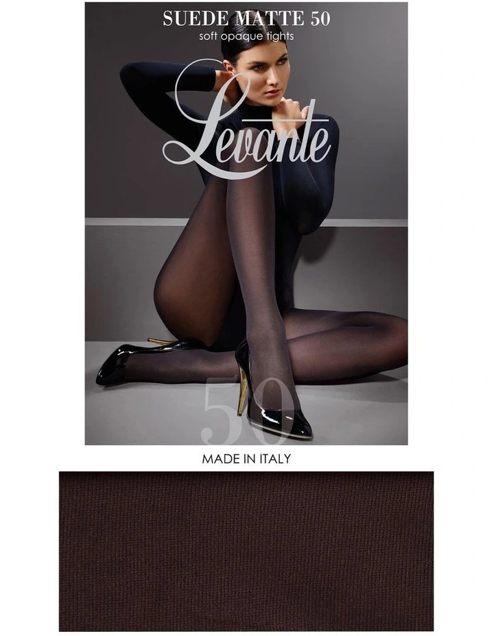 50D Suede Matte Tight in Wine