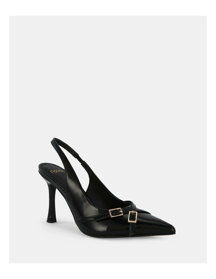 Iggi Court Heels in Black Patent