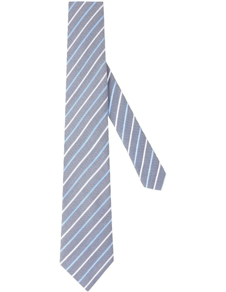 Hutley Tie in Navy Sky