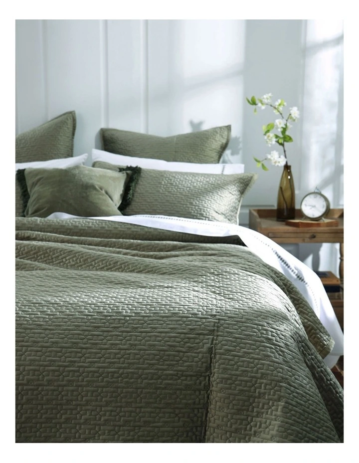 Terrace Bed Cover Set in Thyme