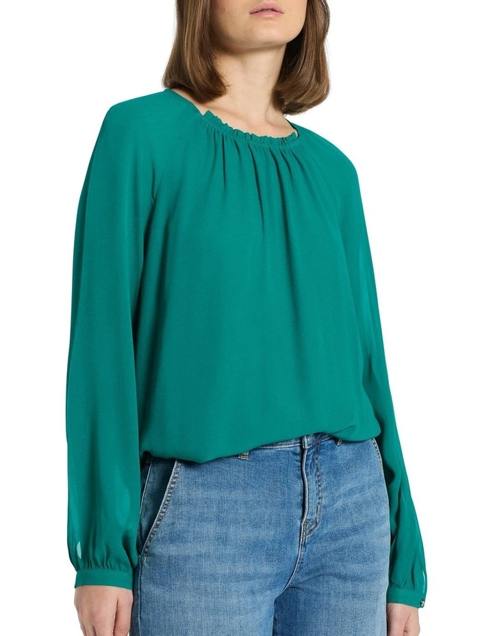 Trudie Blouse in Teal