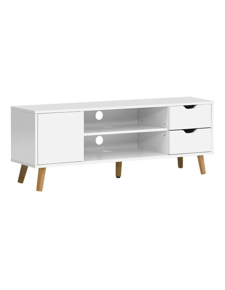 Larin TV Cabinet Entertainment Unit 120cm in White