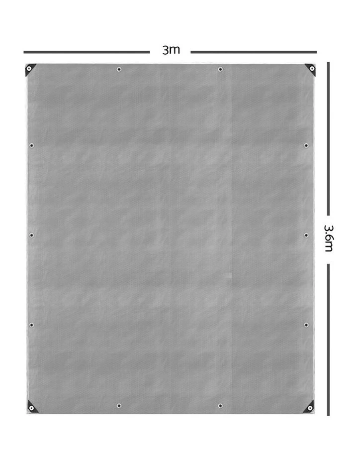3 x 3.6m Heavy Duty Poly Tarp