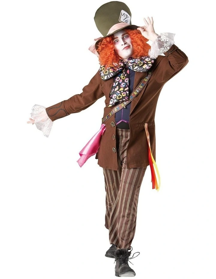 Rubies Mad Hatter Deluxe Dress Up Costume in Two Tone