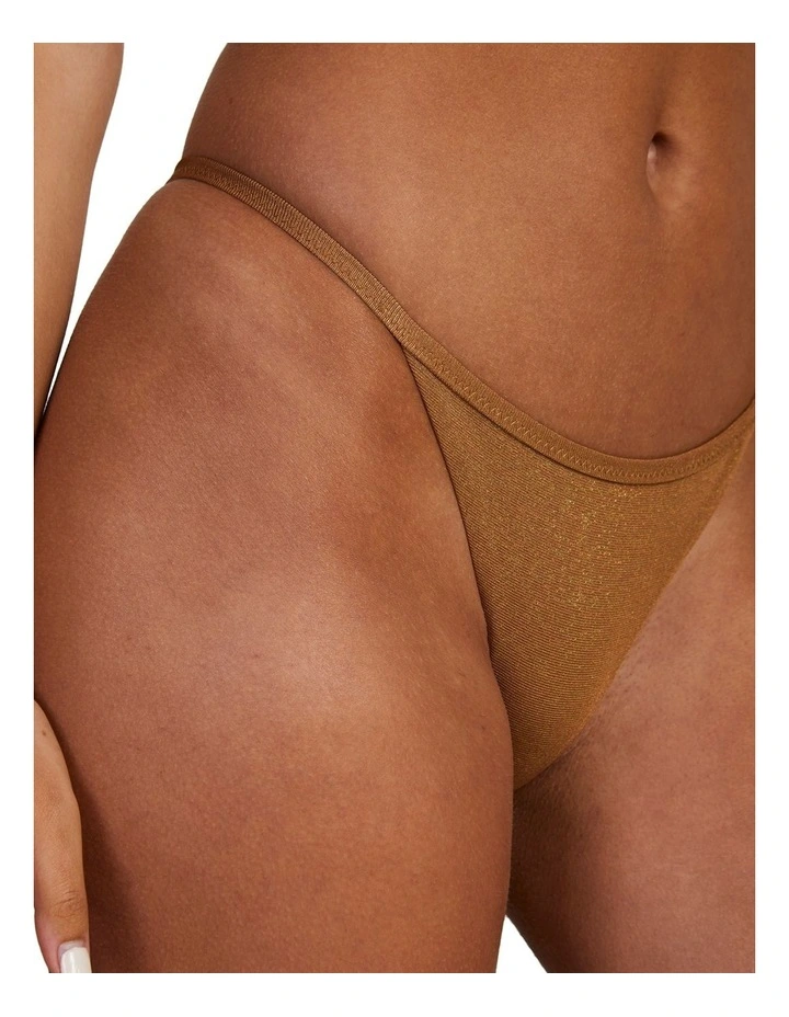 Halo Skimpy Bikini Bottom in Copper