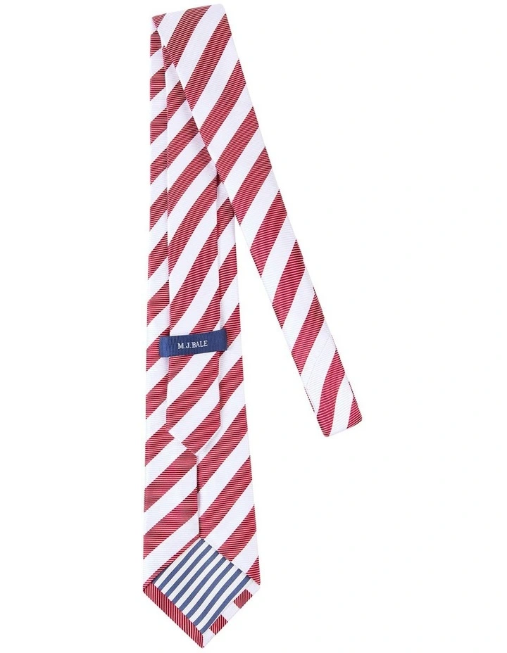 Boyd Tie in Red White