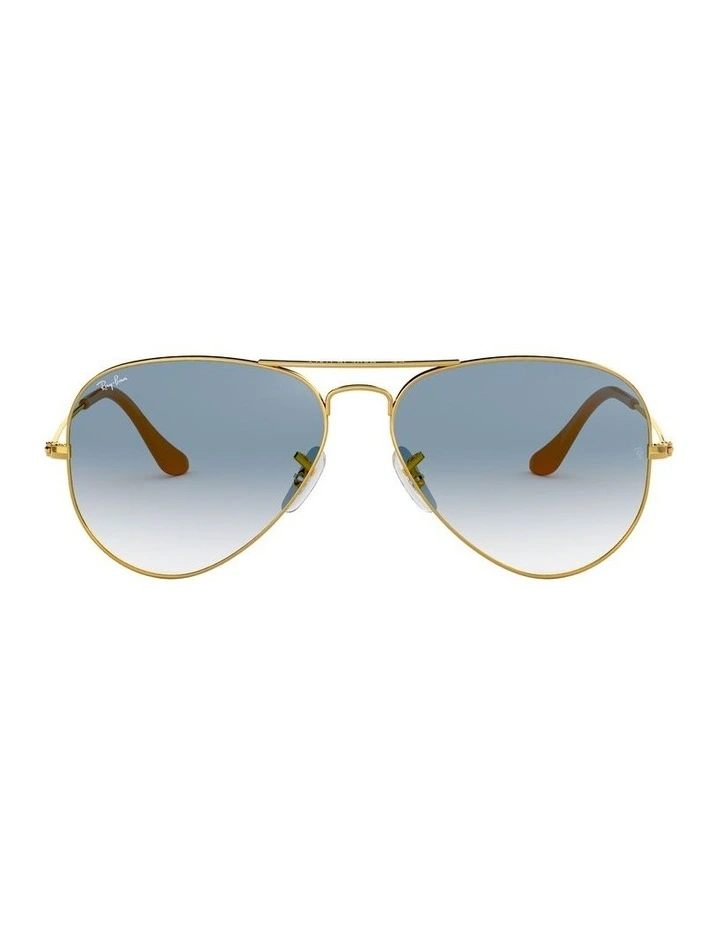 Aviator Gradient Gold RB3025 Sunglasses