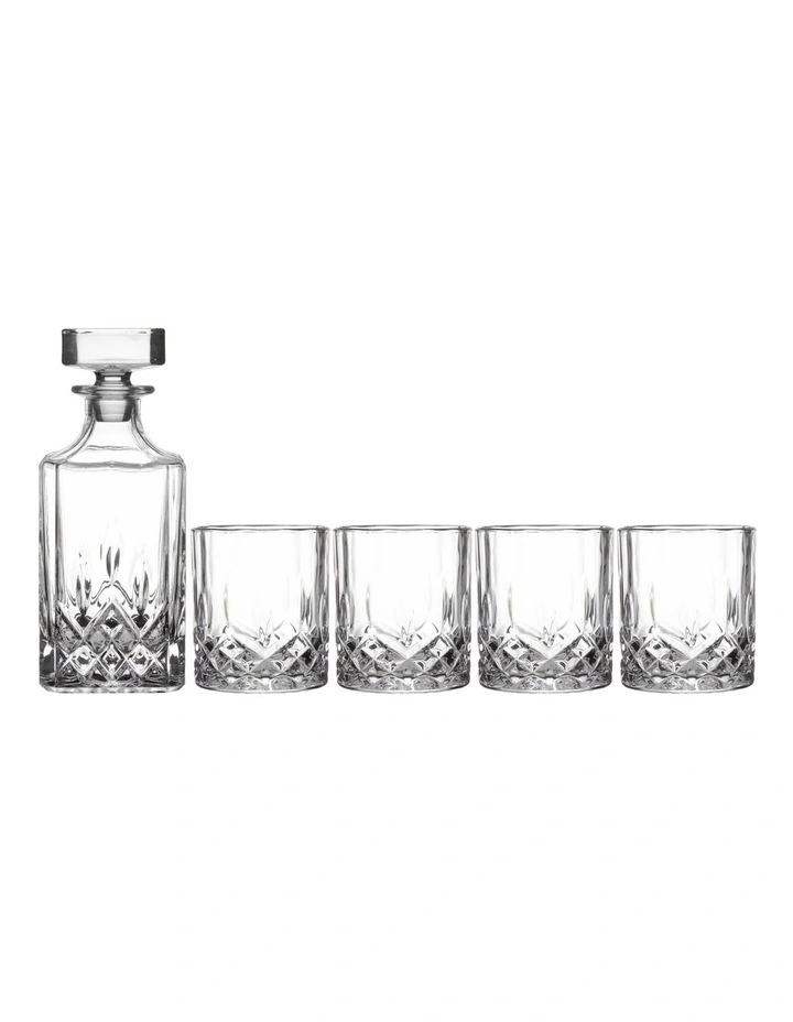 Antrim Whisky Gift Boxed Set 5 Piece in Clear
