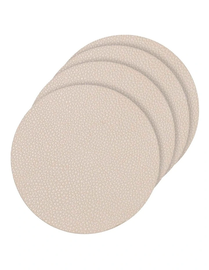 Hugo Coaster 4 Pack in Stone