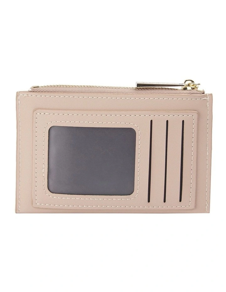 Lina Coin Card Holder in Nude