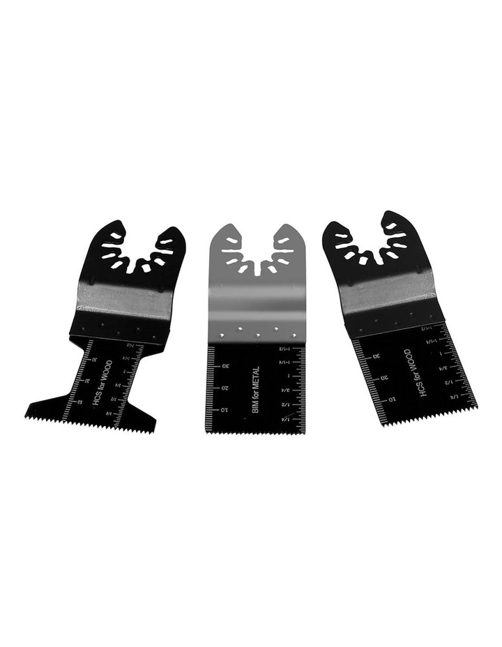 Oscillating Multi Tool Saw Blades 20 Pieces in Black