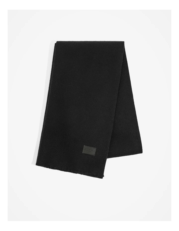 Woven Scarf in Black