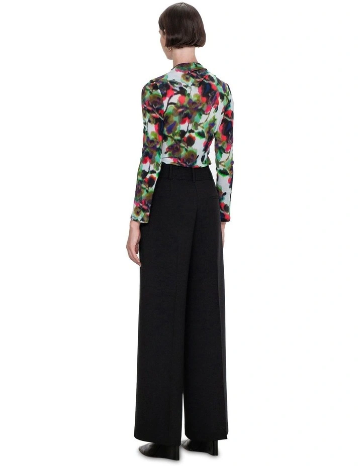 Mirage Bloom Mesh Top in Multi