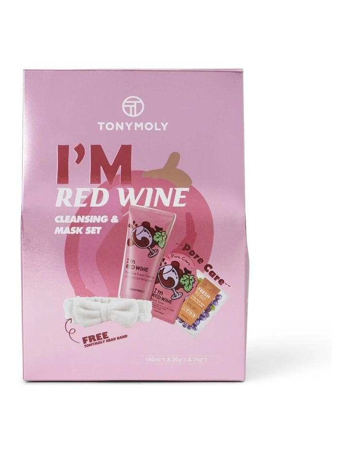 I'm Red Wine Foam Cleanser & Mask Set