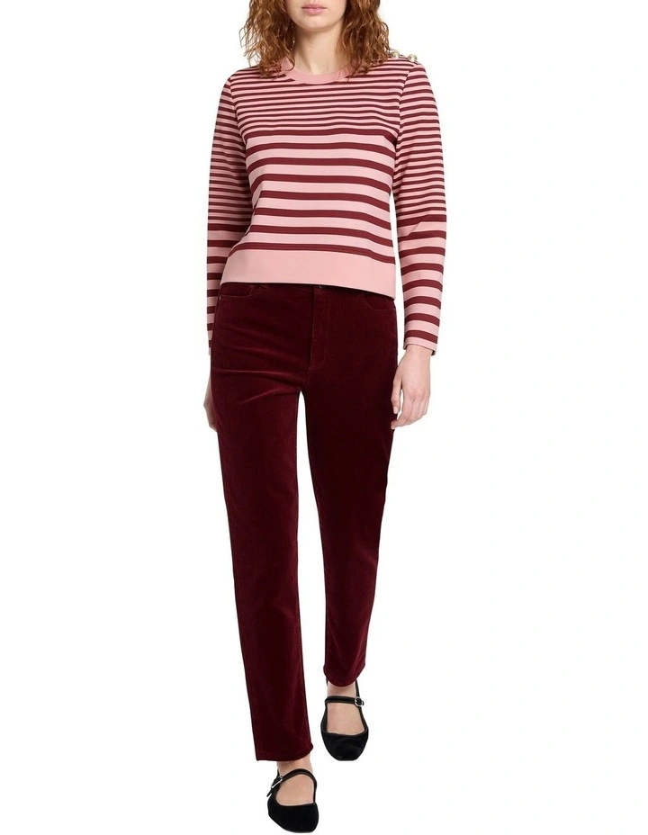 Take My Hand Stripe Tee in Sweet Dreams Stripe