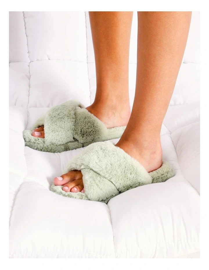 Apsen Slipper in Sage Green