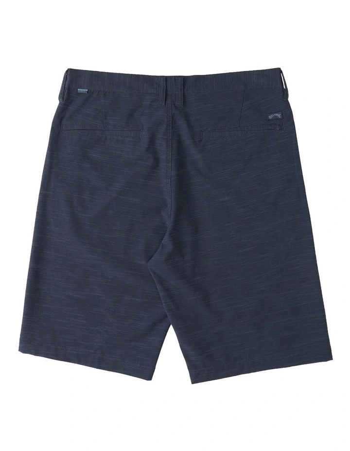 Crossfire Slub 18 Shorts in Navy Blue
