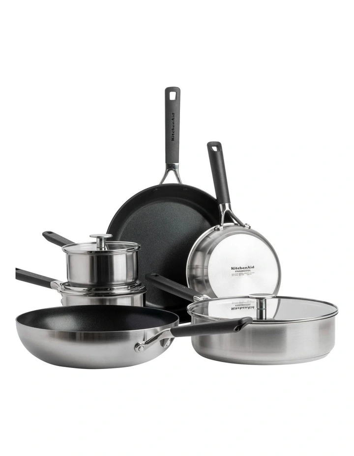 Classic Cookset 9 Piece in Stainless Steel