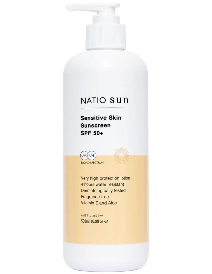 Sensitive Skin Sunscreen SPF 50+ 500ml