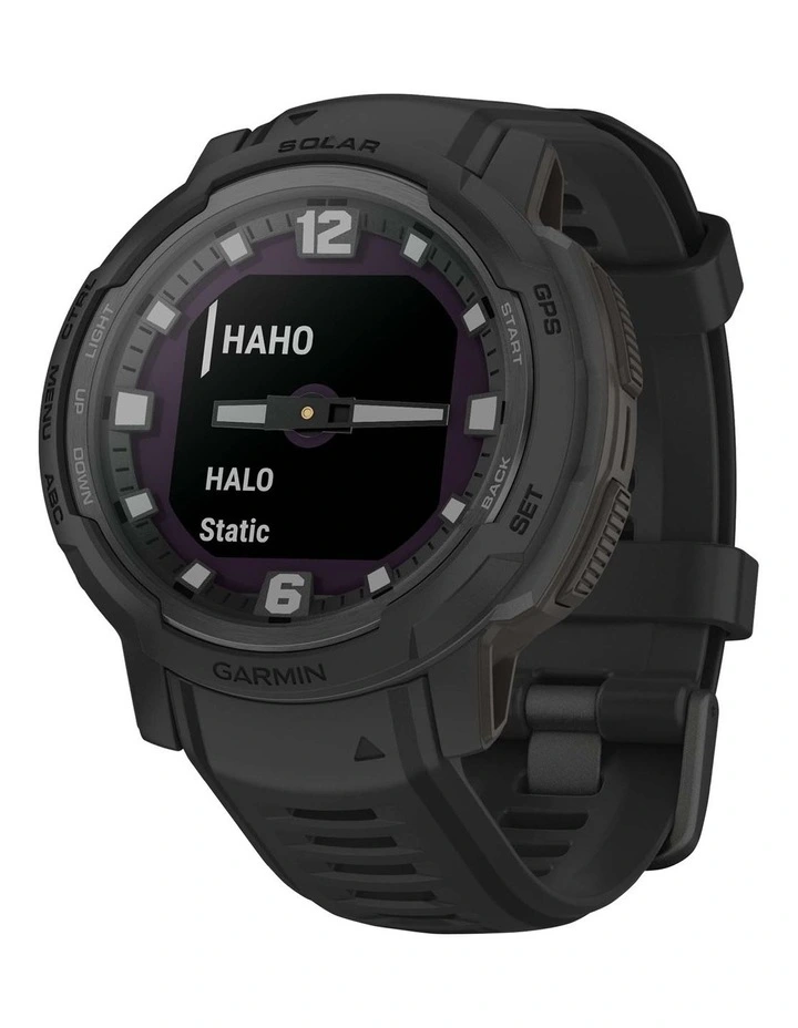 Instinct Crossover Solar Smartwatch Tactical Edition in Black