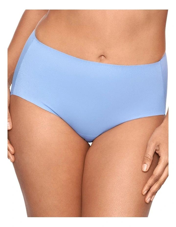 Wonderful Edge High Waist Light Shaping Brief in Blue