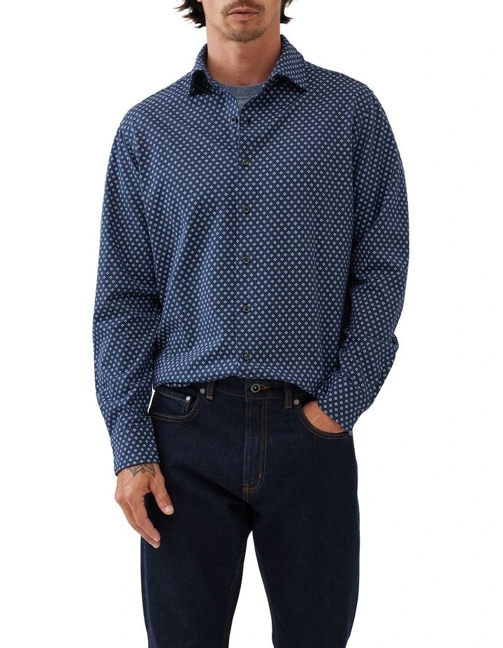 Woodend Shirt in Navy