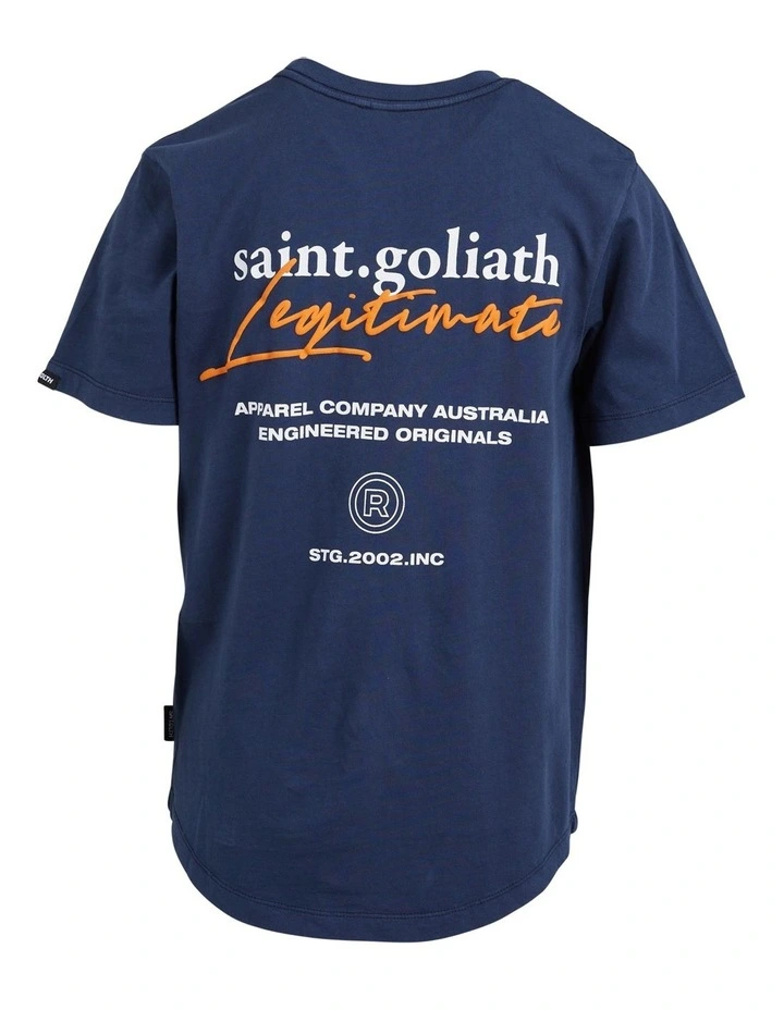 Lethal Tee (3-7 Years) in Navy