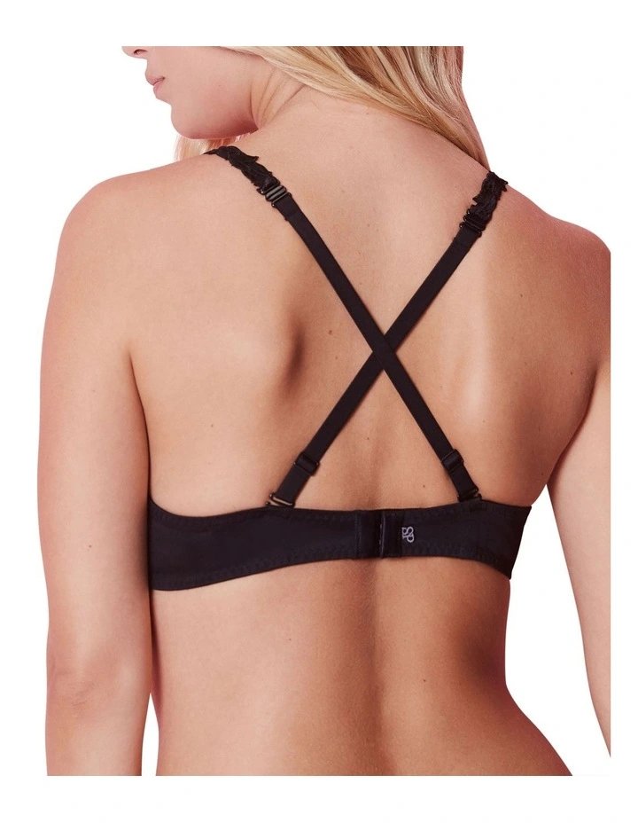 Andora 3D Plunge T-Shirt Contour Bra in Black