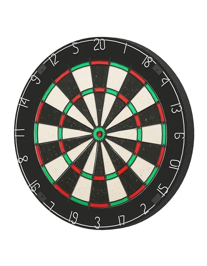 Dart Board with Steel Darts 18inch in Multi