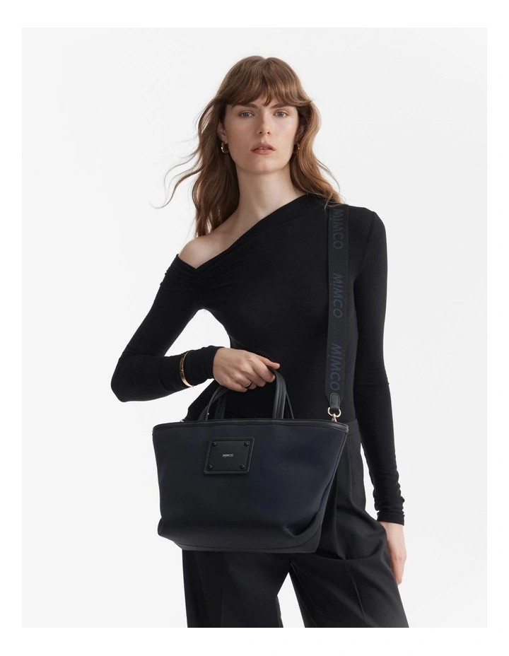 Brunswick Mini Tote Bag in Black Light Gold